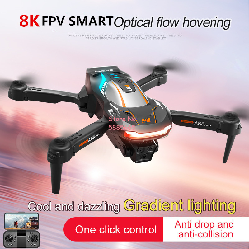 Photography Lighting For Outdoors - 8K航空写真撮影 オプティカルフローポジショニング FPV RCドローン 4CH カラフル照明