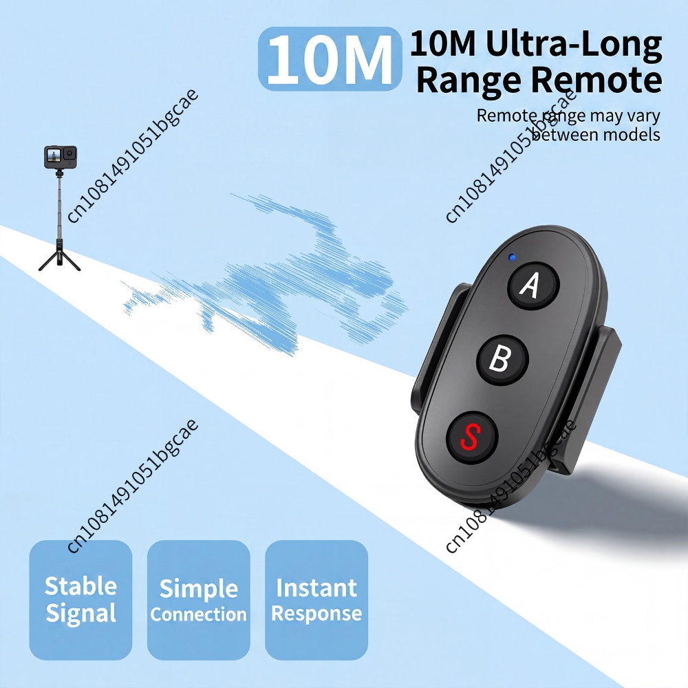 Insta360 Camera X4 - Bluetooth対応5.3ワイヤレスリモコン GoPro Hero 9-13用 Insta360 X3/X4/X5カメラ用リモートシャッター