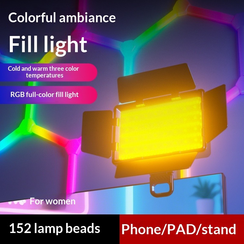 Photography Lighting For Outdoors - 4ページディフューザーRGBフィルライト写真撮影スクエアライト雰囲気屋外ライブ放送照明LEDビューティーライト