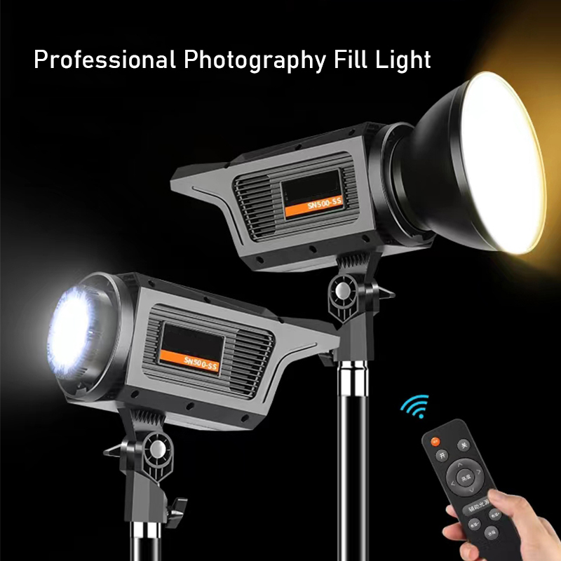 Photography Lighting System - 300W サンランプ LED ビデオライト 調光可能 Bowens