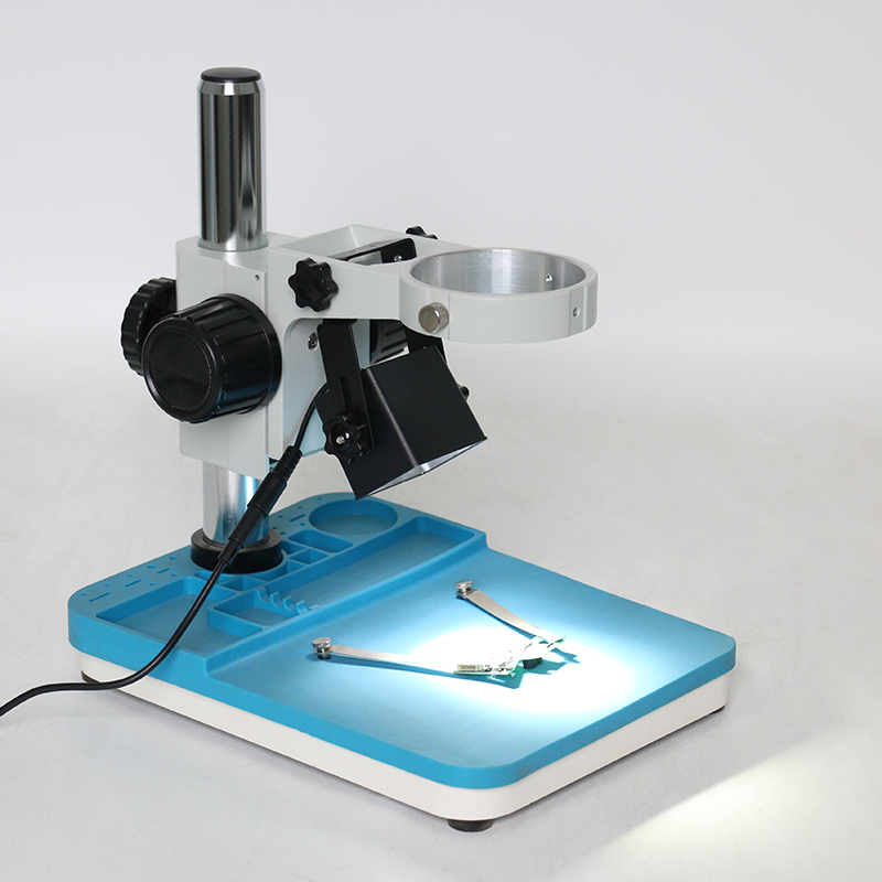 Photography Lighting Professional - 調整可能な照明付きの調整可能な強度ランプ,産業用ステレオ顕微鏡用USB HDMI付きLEDライトリング,61 LED, 6000k-7000k,照明付きライトリング,110v-220v