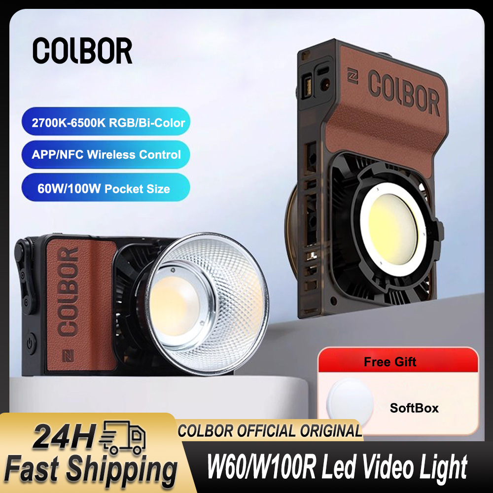 Photography Lighting Wireless - Colbor W60 W100R RGB LEDビデオライト 60W