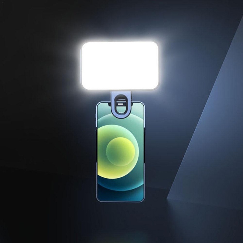 Photography Lighting Accessories - ポケット自撮りライト ミニLED自撮りフィルライト 3モード調整可能明るさ 充電式クリップ iPhone/ノートパソコン ライブビデオライト用