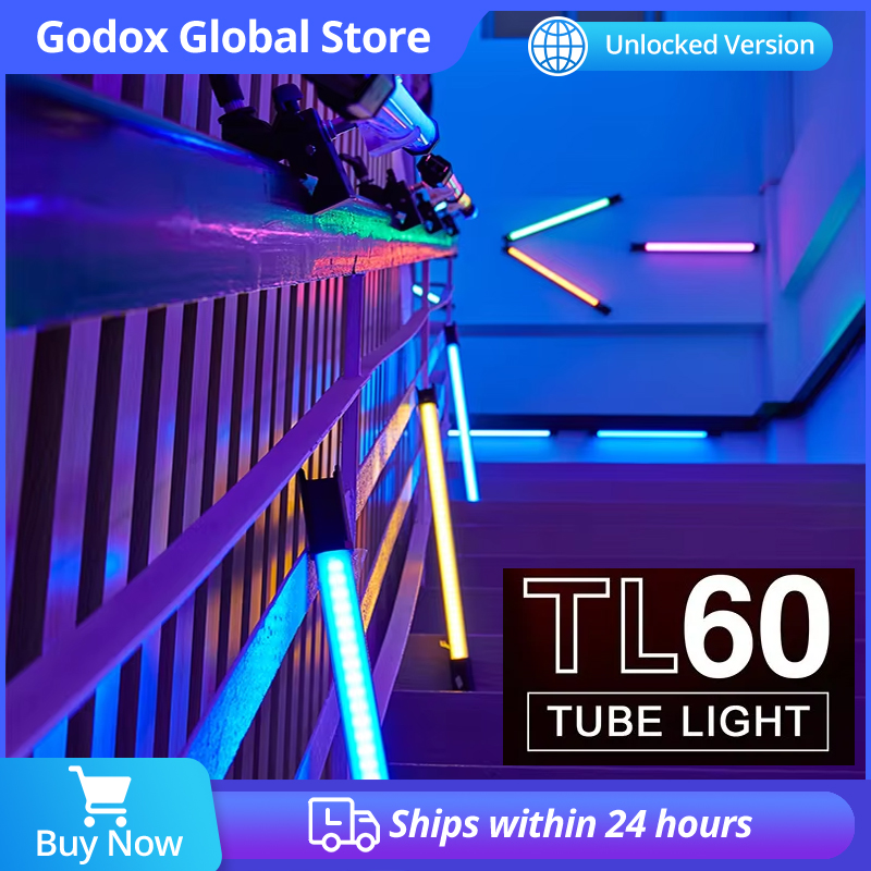 Photography Lighting Wireless - Godox TL60 RGBハンドヘルド撮影ライトスティック、アプリリモコン付き、写真、ビデオ、ムービー、Vlog用 - ポータブル照明
