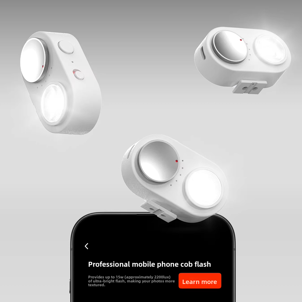 Photography Lighting For Outdoors - Fotorgear 15 ワットミニ磁気 COB フラッシュビデオライトポートレート夜間写真撮影 Xiaomi
