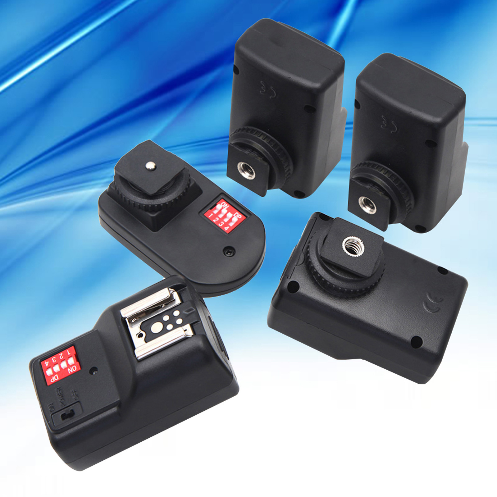 Trigger Receiver Set - 16チャンネルワイヤレスフラッシュトリガーリモートコントロールセット信号送信機受信機ワイヤレスフラッシュ