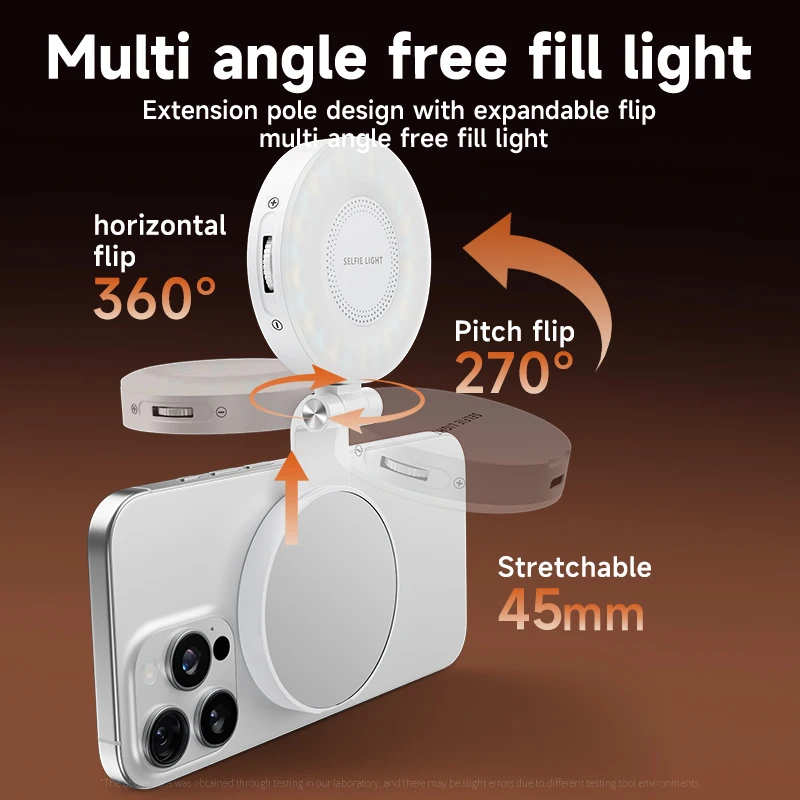 Magsafe 電話用 LED Selfie フィルライト  - Photography Lighting Accessories のレビューと価格