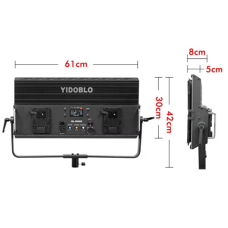 GL-3000C 300W RGBWW写真撮影用ライブフィル - Photography Lighting Wireless のレビューと価格