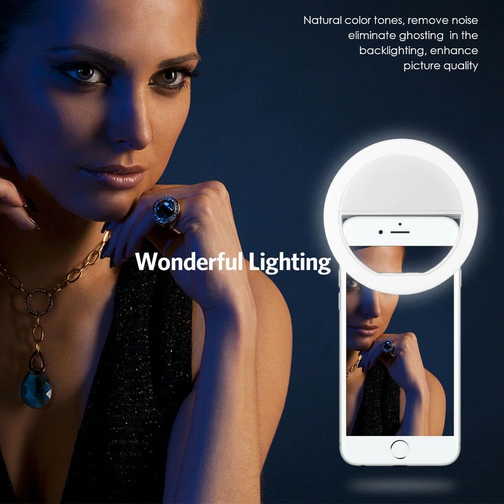 1pc USB 充電ケーブル LED 自撮りリングライト調整 - Photography Lighting Wand のレビューと価格