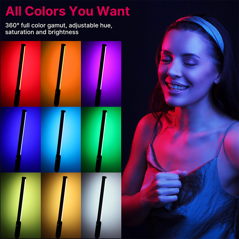 Ulanzi VL119 ハンドヘルド RGB カラフルなス - Photography Lighting System のレビューと価格