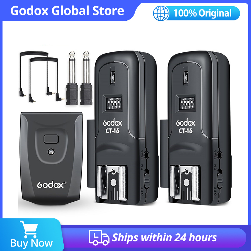Godox CT-16 16チャンネル ワイヤレスラジオフラ - Trigger Receiver Set のレビューと価格