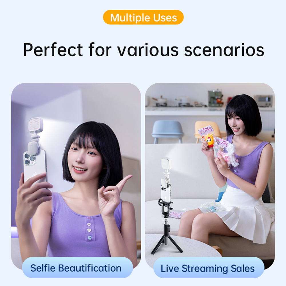 ポータブルLEDセルフィーライトカメラミニフィルライト充電式 - Photography Lighting Accessories のレビューと価格