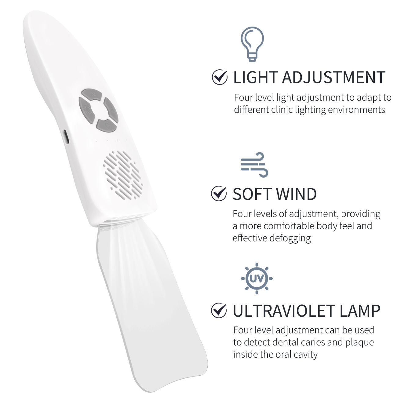 歯科用曇り止めミラーキット LEDライト付きミラー 口腔矯正 - Lighting In Photography のレビューと価格