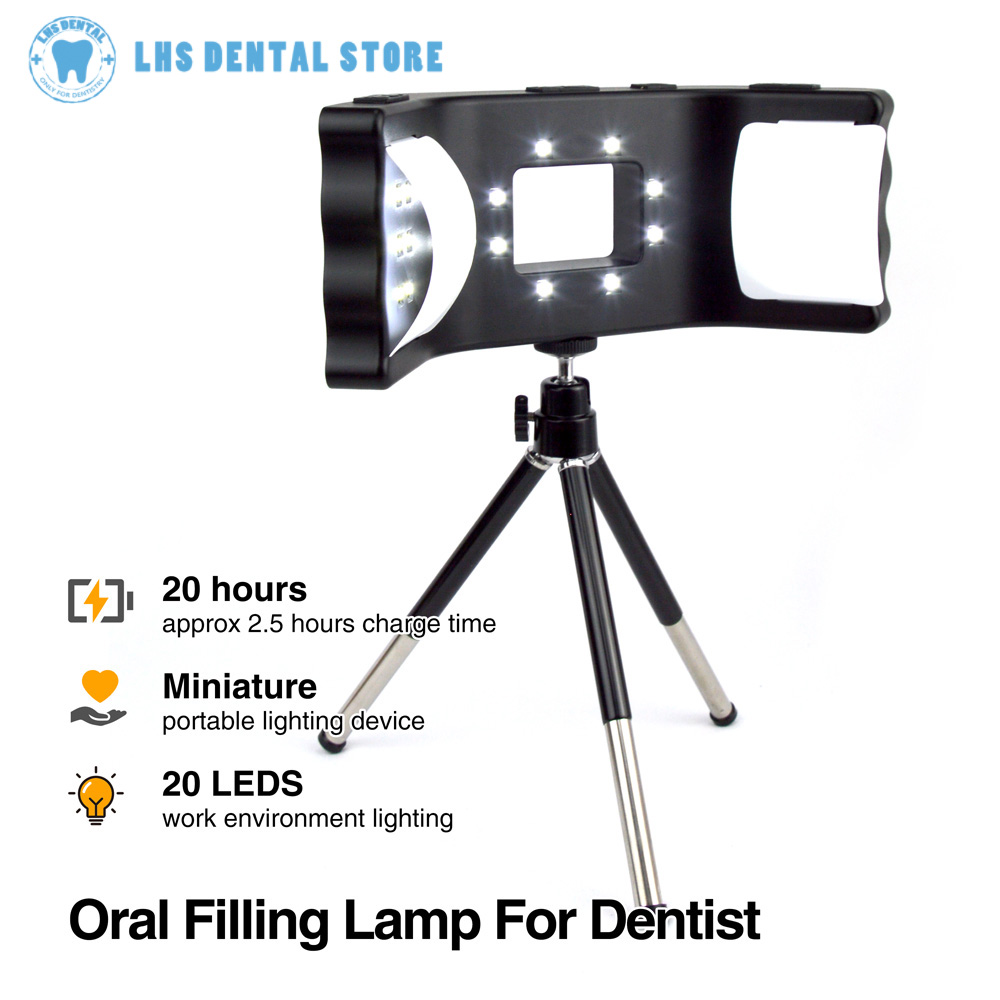 歯科用口腔写真撮影LEDランプ写真ランプフラッシュライト歯科 - Photography Mobile Lighting のレビューと価格