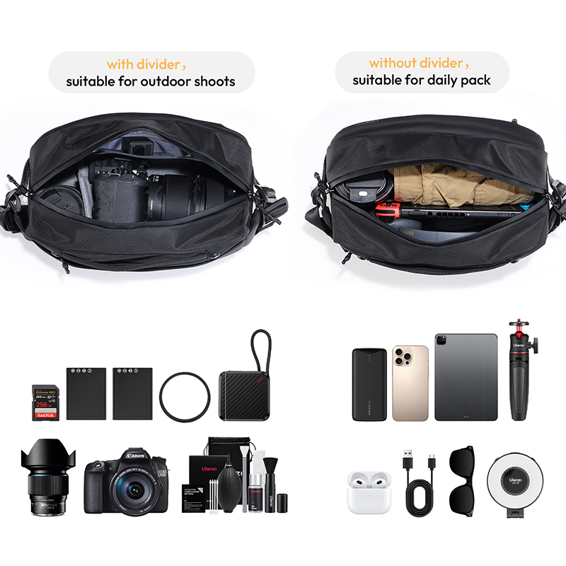 Ulanzi-トラベルスリング,v2収納バッグ,ミラーレスカ - Photography Lighting For Outdoors のレビューと価格