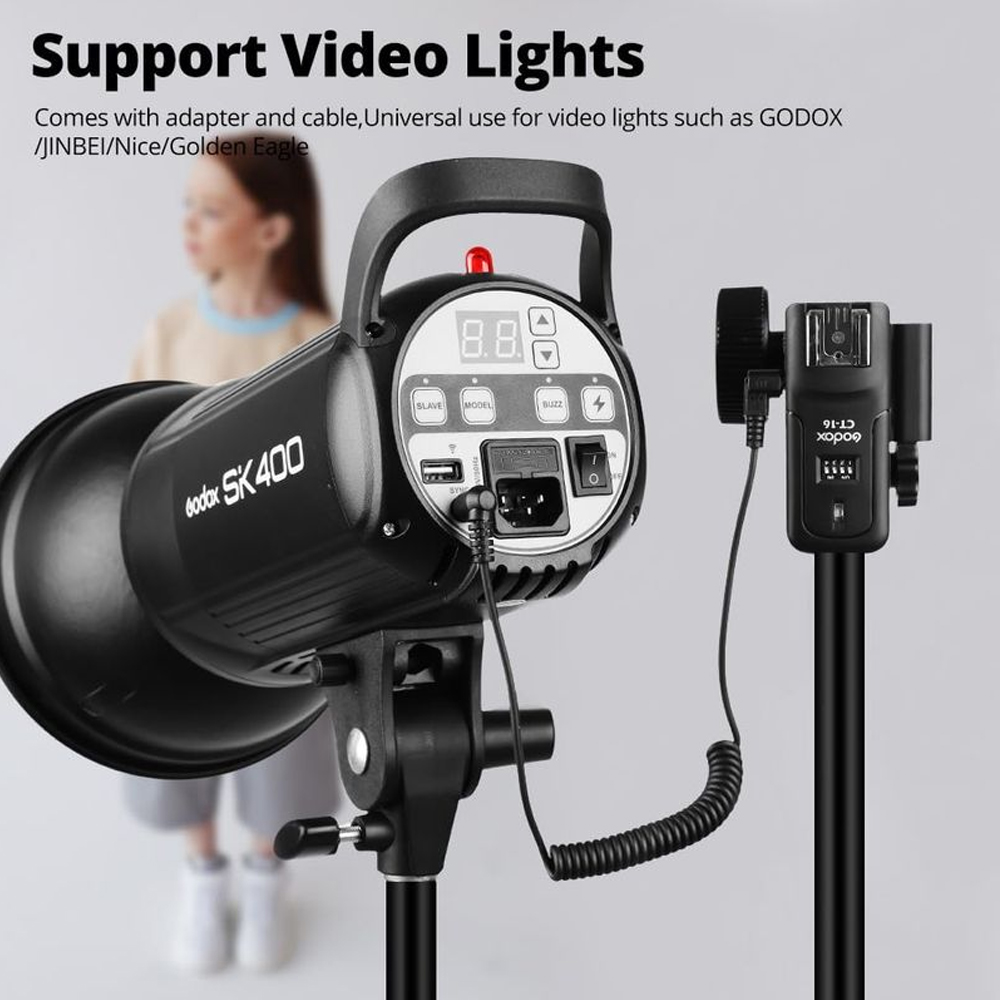 Godox CT-16 16チャンネルワイヤレスラジオフラッ - Trigger Receiver Set のレビューと価格
