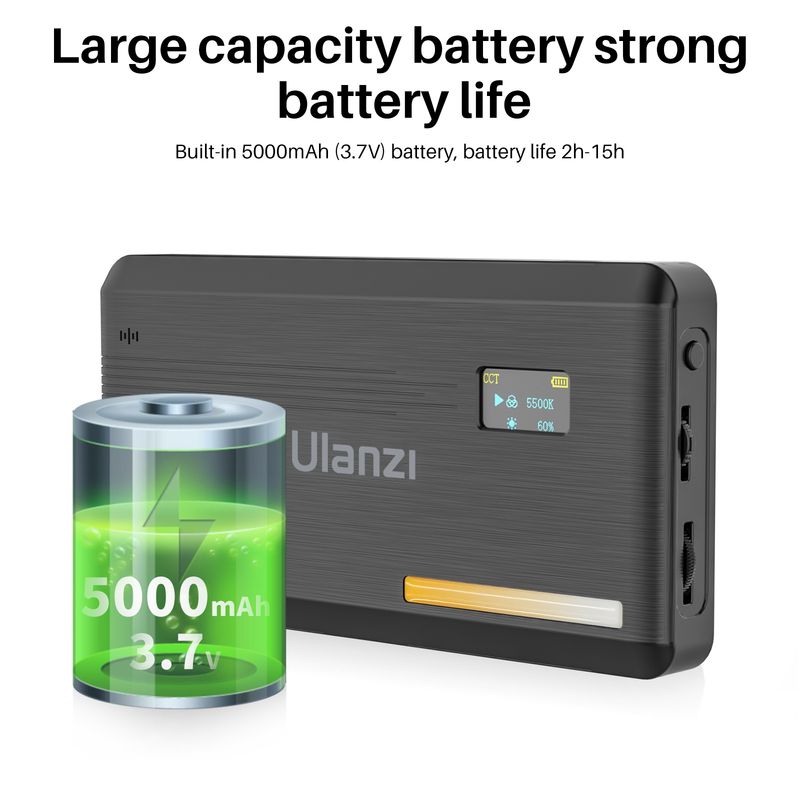 Ulanzi VL200 ソフト二色 LED ビデオライト充 - Photography Lighting Wireless のレビューと価格