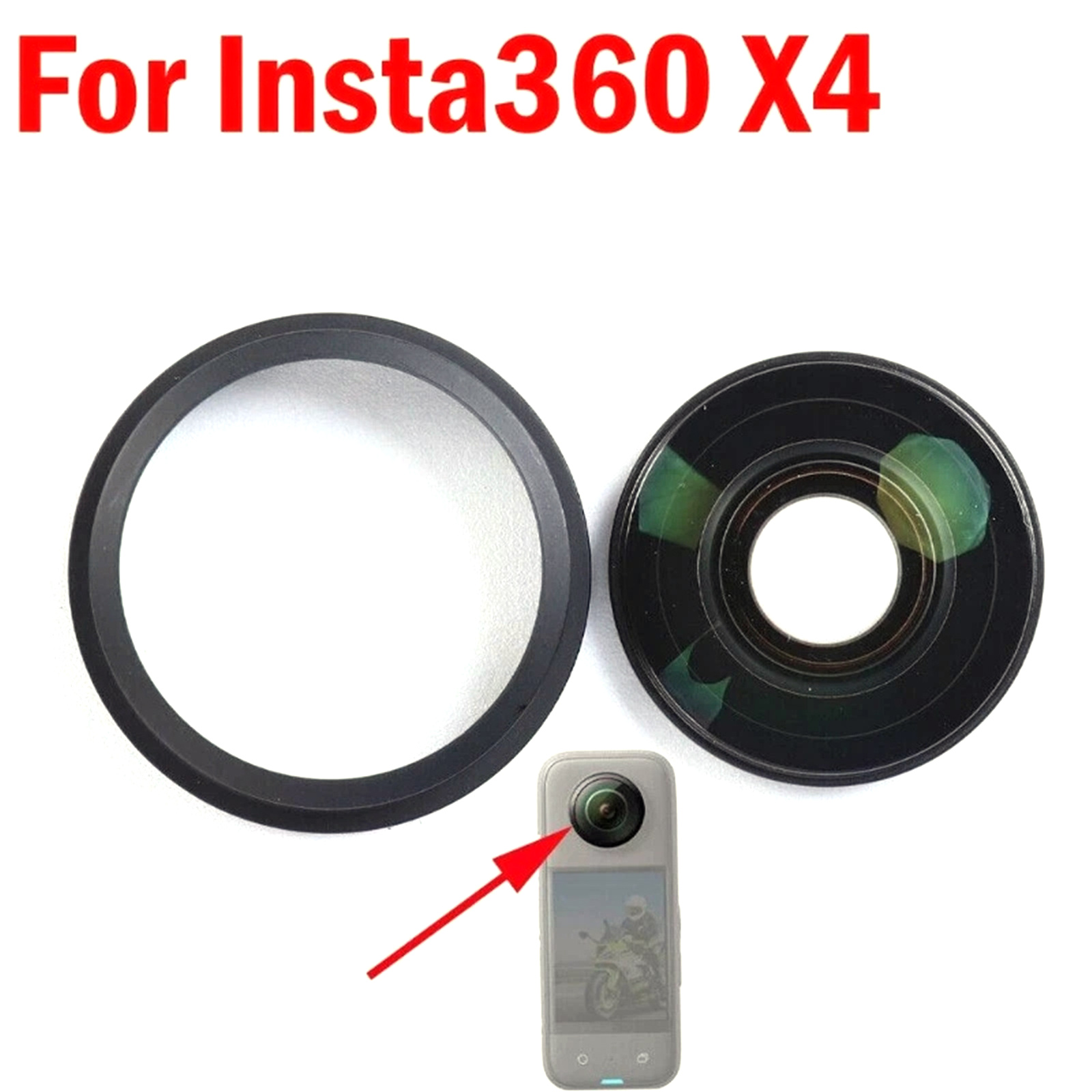 Insta360 One X4用レンズガラス 新バージョン  - Insta360 Camera X4 のレビューと価格