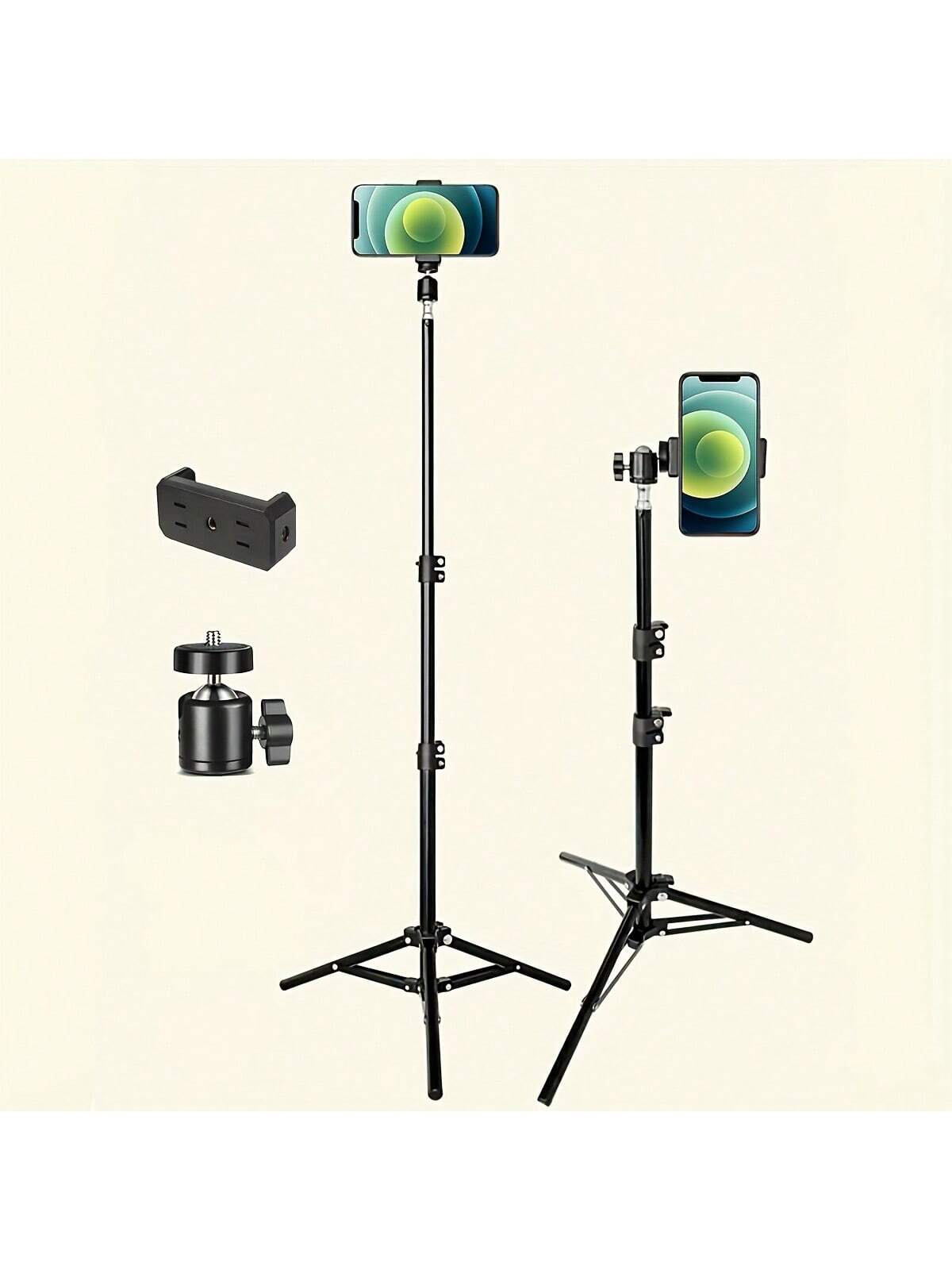 1pc 43.31インチ床置き三脚、モバイルビデオライブブロ - Photography Mobile Lighting のレビューと価格