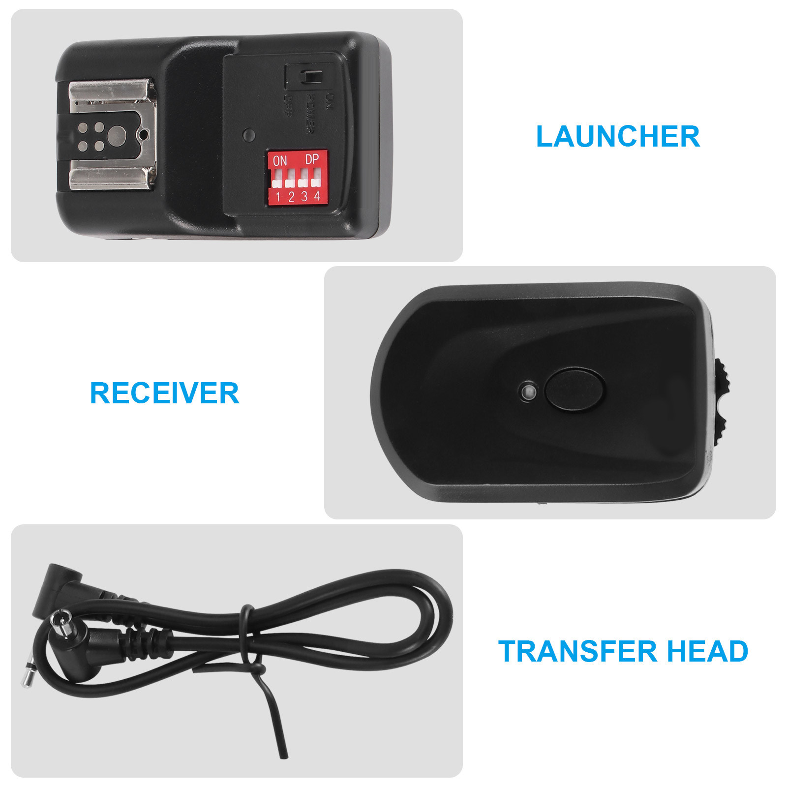 16チャンネルワイヤレスフラッシュトリガーセット 信号送信機 - Trigger Receiver Set のレビューと価格