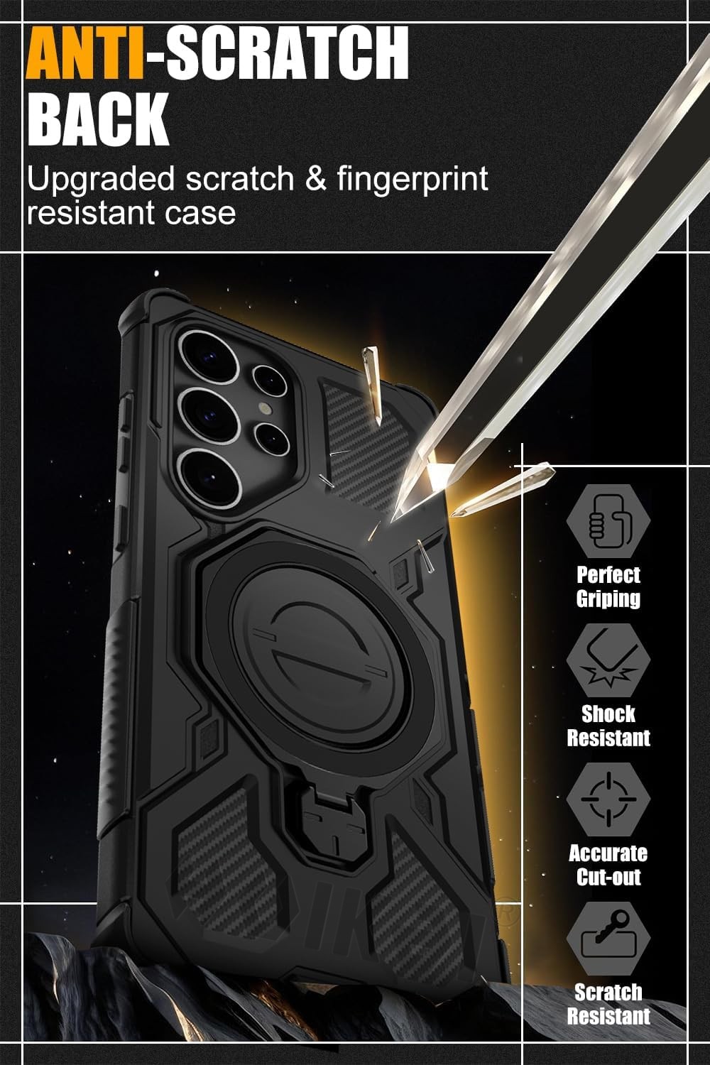 Samsung S25 Ultra、S25 FE、S25 E - Photography Lighting Case のレビューと価格