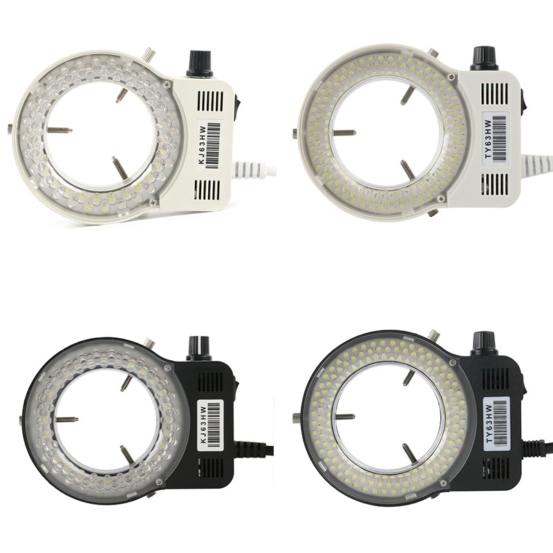 調整可能な 144 LED リングライト照明ランプ産業用ステ - Photography Lighting Professional のレビューと価格