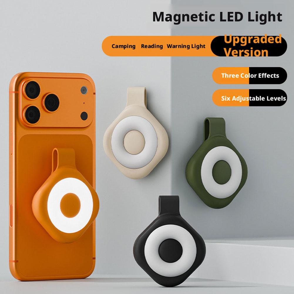 充電式磁気携帯電話フィルライトポータブル襟クリップナイトライ - Photography Lighting For Outdoors のレビューと価格