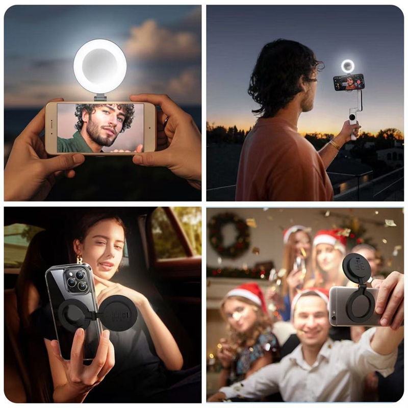 3段階速度調整ミニ磁気ポケットライト、自撮りミラー交換用ライ - Lighting In Photography のレビューと価格