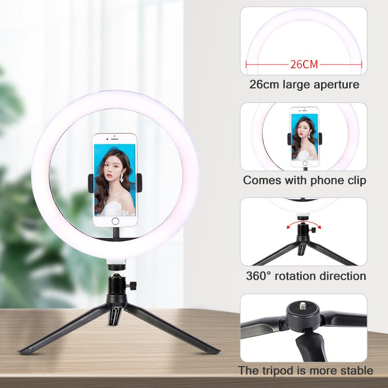 26 センチメートル 10 インチ Led リング Self - Photography Lighting Accessories のレビューと価格