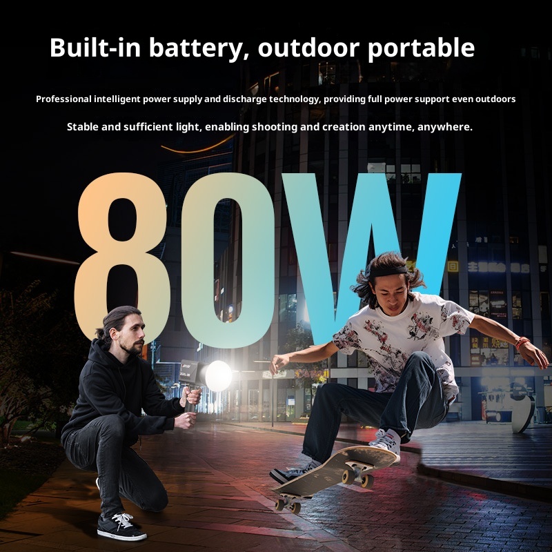 ZGRL80 80W COB LEDビデオライト ハンドヘル - Photography Lighting System のレビューと価格