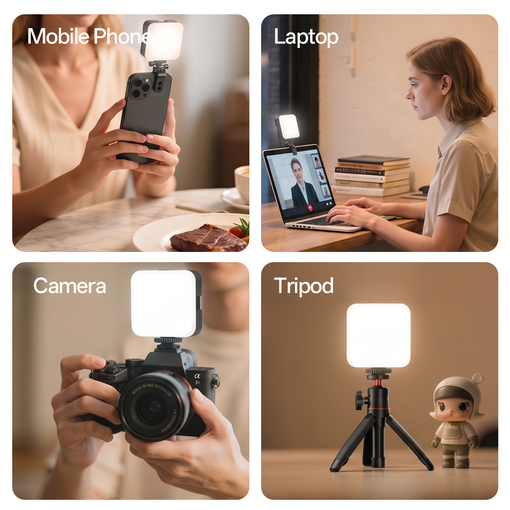 ポータブルミニポケットLEDフィルライト、スマートフォンクリ - Photography Lighting Accessories のレビューと価格