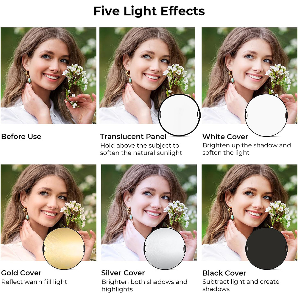 MYOBO折りたたみ式ライトリフレクター、キャリングケース付 - Photography Lighting Case のレビューと価格