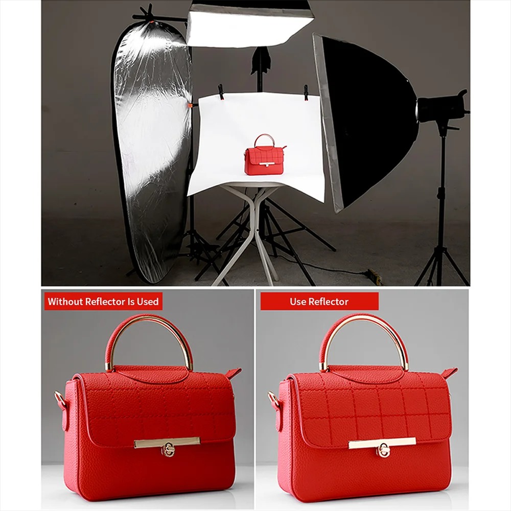 60/80/110 センチメートル 5-in-1 折りたたみ - Photography Lighting For Outdoors のレビューと価格