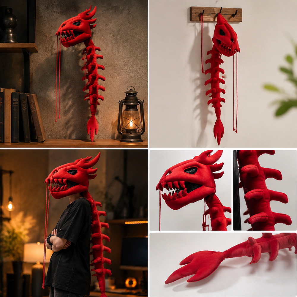 ドラゴンスカルスパインプラッシュフード ロング恐竜スケルトン - Lighting In Photography のレビューと価格