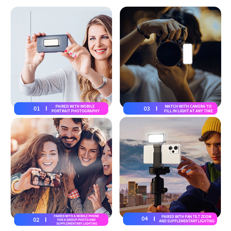 磁気ポータブルミニ Selfie フィルライト調整可能な照明 - Photography Lighting Accessories のレビューと価格