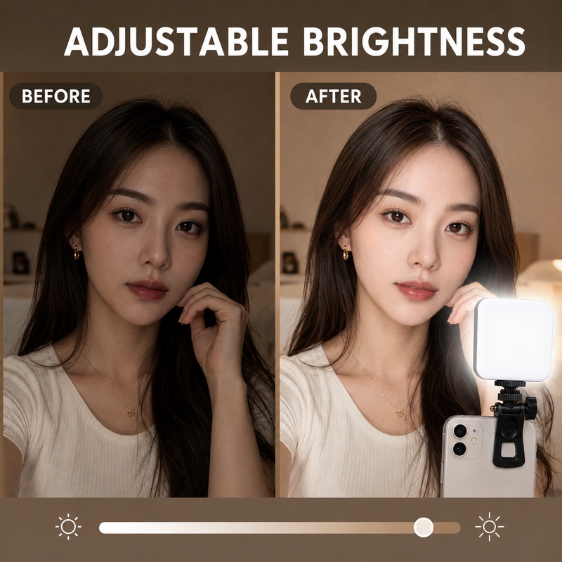 DY11ミニポータブルクリップオン携帯用フィルライト、ノート - Photography Lighting For Outdoors のレビューと価格