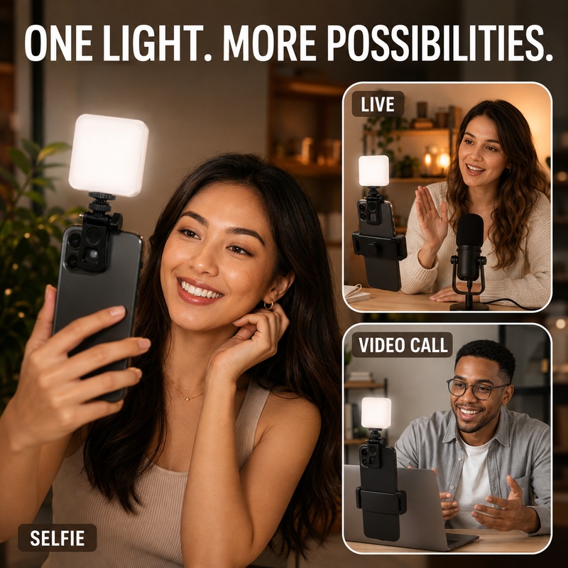 DY11ミニポータブルクリップオン携帯用フィルライト、ノート - Photography Lighting For Outdoors のレビューと価格