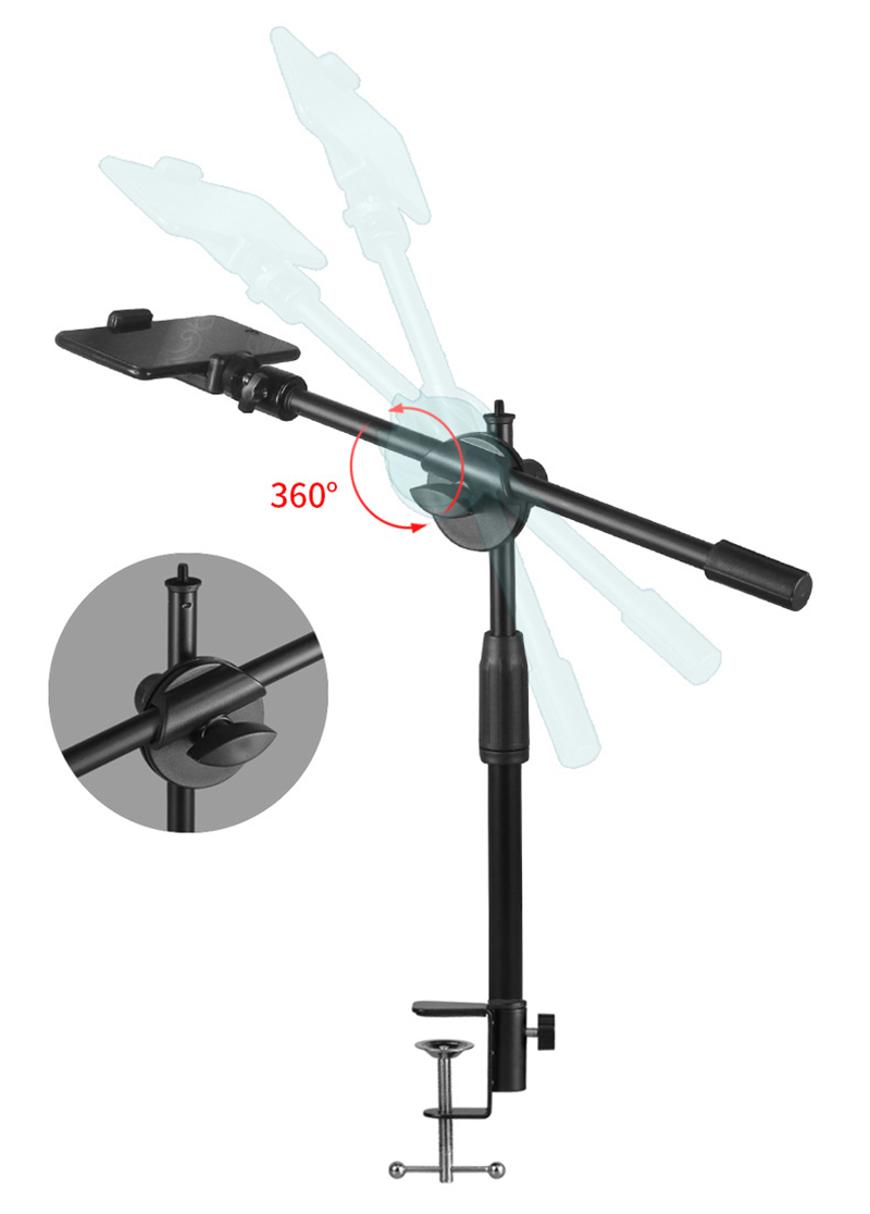 携帯電話用オーバーヘッド三脚 スマートフォン デスクトップ  - Photography Mobile Lighting のレビューと価格