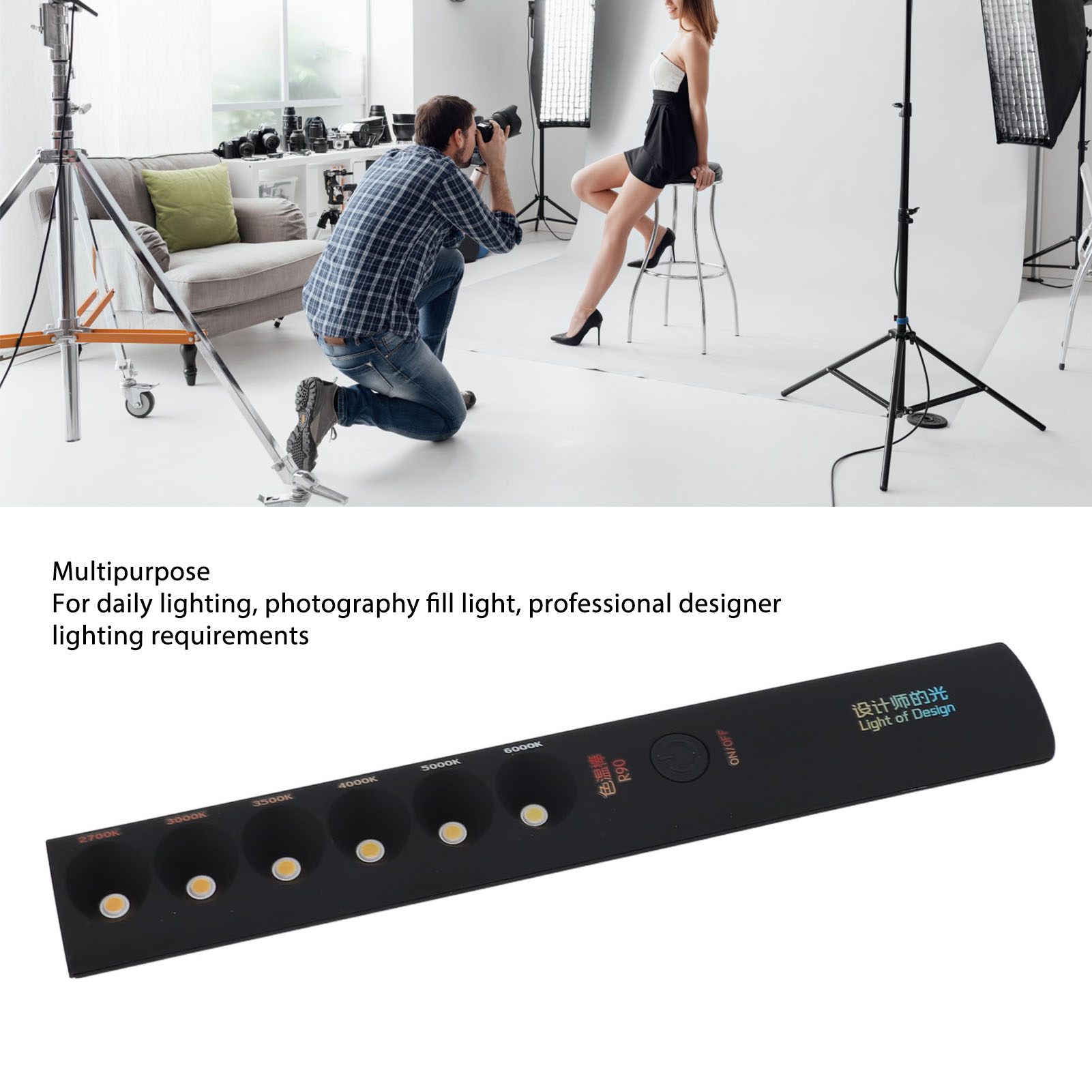 ビデオライトワンド ポータブル色温度ランプスティック プロ仕 - Photography Lighting Wand のレビューと価格