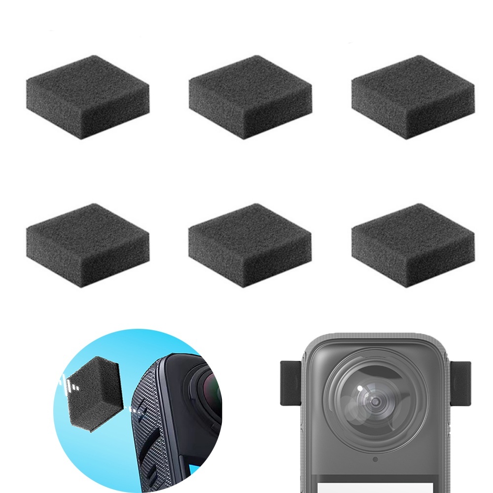 6 個マイクフロントガラス Insta360 X4 X5 ノ - Insta360 Camera X4 のレビューと価格