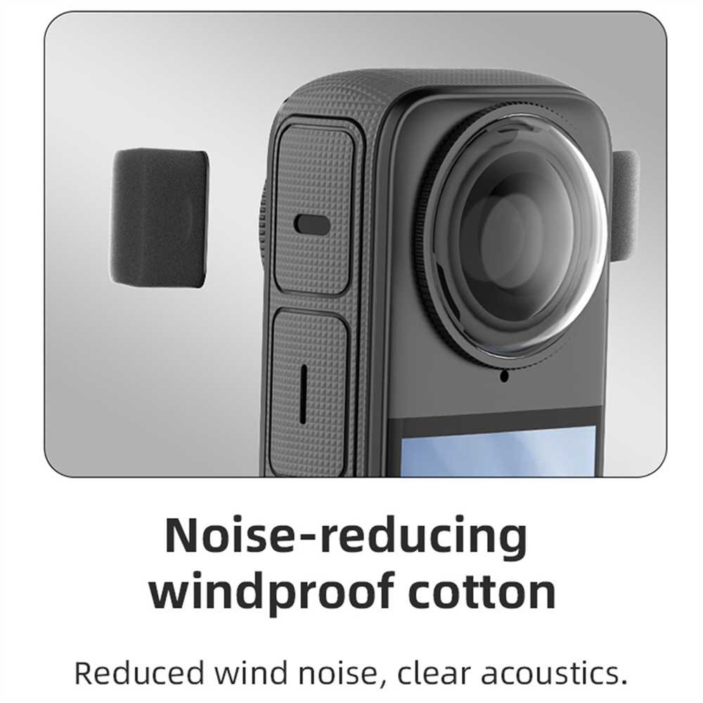 6 個マイクフロントガラス Insta360 X4 X5 ノ - Insta360 Camera X4 のレビューと価格
