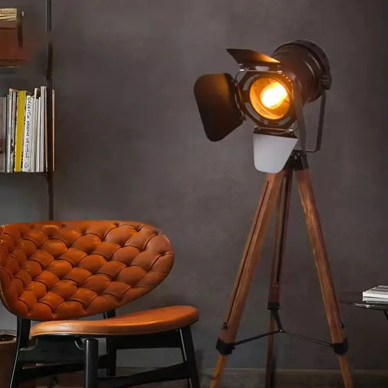 2025 アメリカンヴィンテージウッドフロアランプ写真撮影ロ - Vintage Photography Lighting のレビューと価格