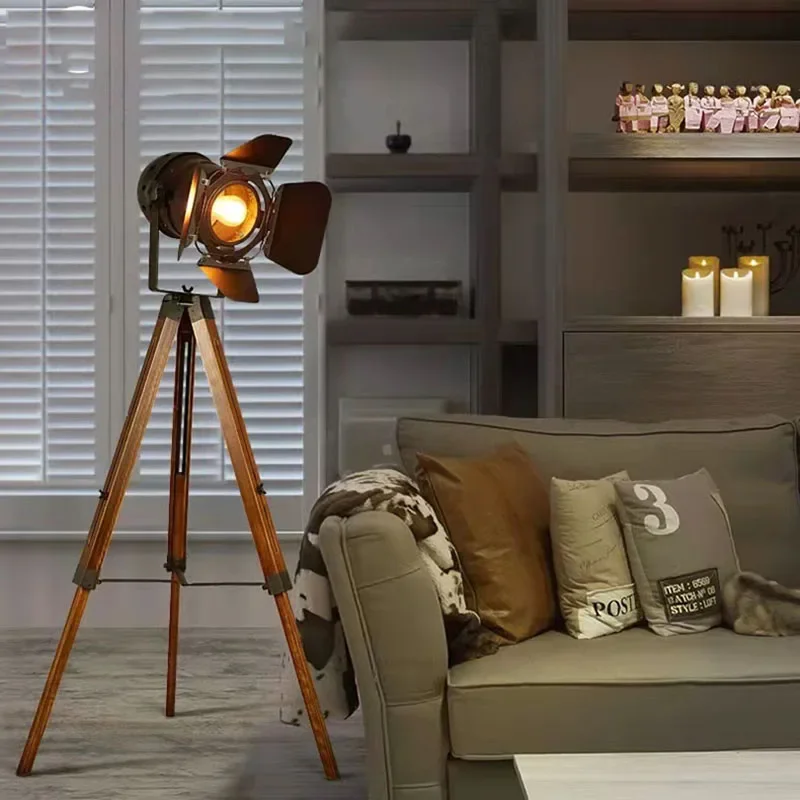 2025 アメリカンヴィンテージウッドフロアランプ写真撮影ロ - Vintage Photography Lighting のレビューと価格