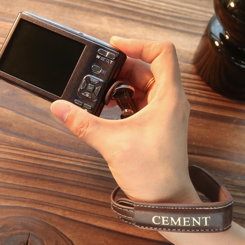 カスタムホットスタンプ名入れカメラリストストラップPUレザー - Vintage Photography Lighting のレビューと価格
