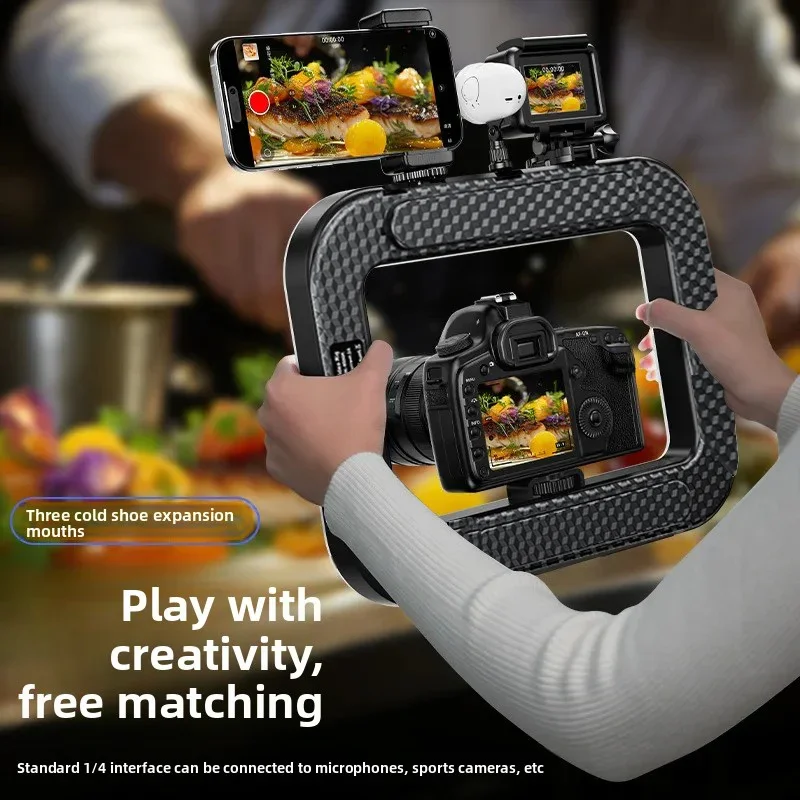 ポータブルハンドヘルドリングLEDライト 新型ウサギケージ照 - Photography Lighting System のレビューと価格
