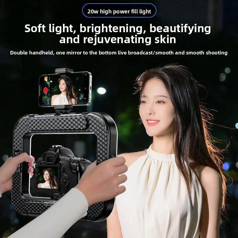 ポータブルハンドヘルドリングLEDライト 新型ウサギケージ照 - Photography Lighting System のレビューと価格