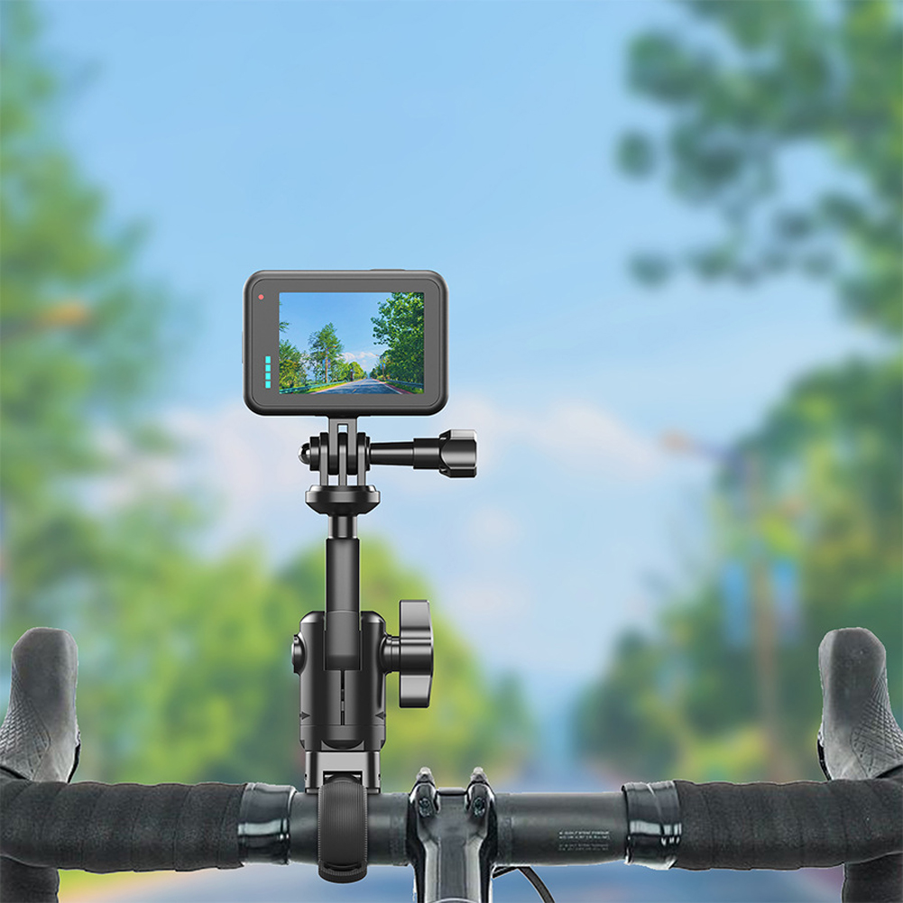 オートバイと自転車のハンドルバーホルダー、自転車カメラホルダ - Insta360 Camera X4 のレビューと価格