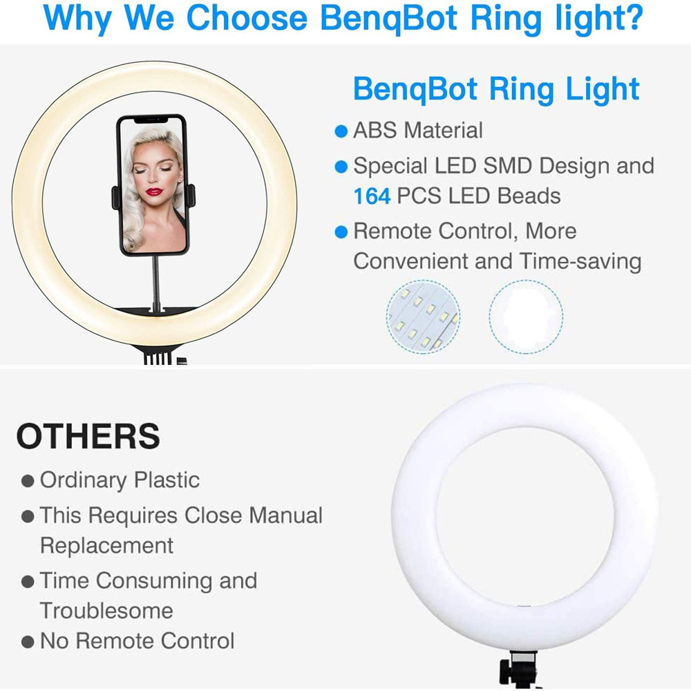 26 33 センチメートルビデオライト調光可能なライト Se - Photography Lighting Wand のレビューと価格