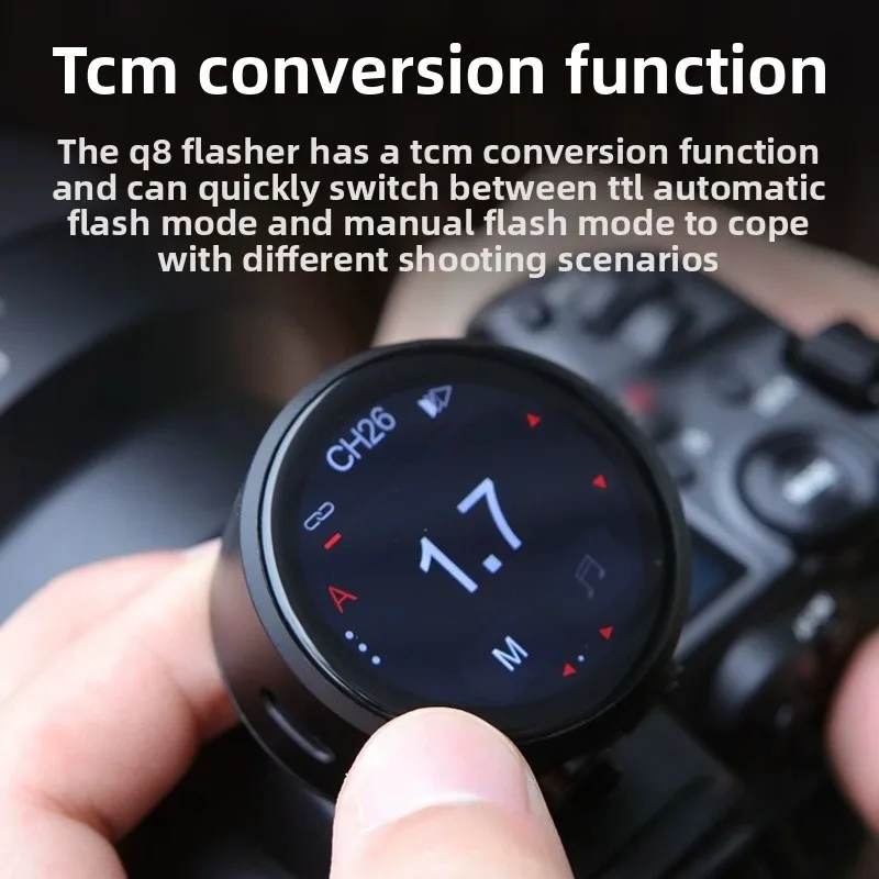TR-Q8 コンポジットホットシュータッチスクリーン TTL - Photography Lighting Composition のレビューと価格