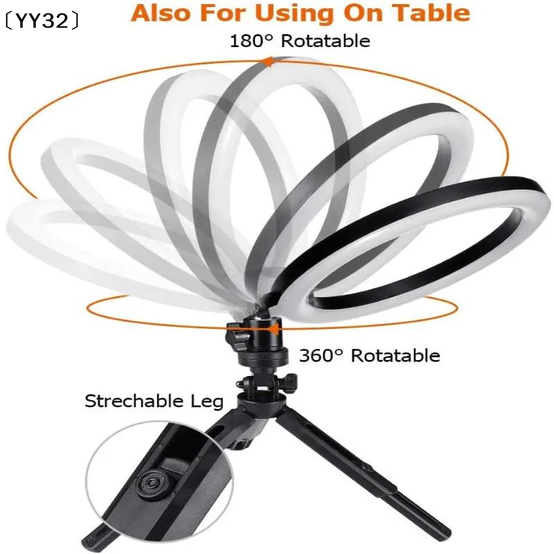 1 セット調光可能な LED ランプ写真撮影用リングライト  - Photography Lighting Accessories のレビューと価格